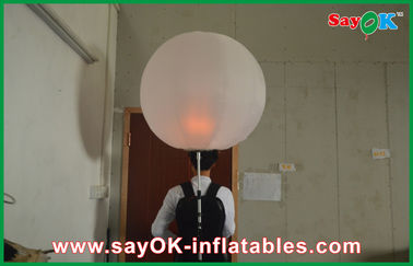 Bola inflable llevada modificada para requisitos particulares del trípode del globo de la mochila para el anuncio