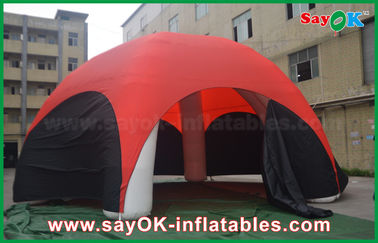Tienda inflable promocional inflable de la araña de la bóveda del diámetro 10m del PVC de la tienda del aire para la publicidad
