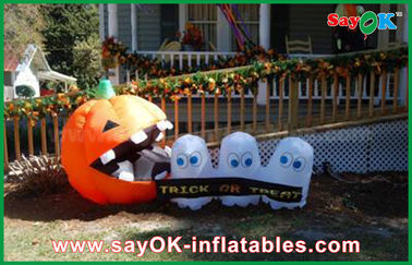 Decoraciones inflables modificadas para requisitos particulares divertidas de Halloween multicoloras con la luz del LED