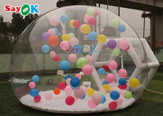 Los niños burbujean tienda clara de las bóvedas del aire del globo inflable animoso de la tienda
