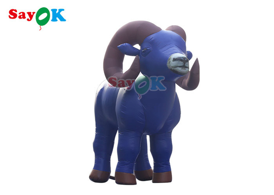 publicidad modelo de la cabra del montar a caballo de Balloons Custom Inflation de los animales inflables de la cabra de los 7.5m