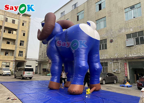 publicidad modelo de la cabra del montar a caballo de Balloons Custom Inflation de los animales inflables de la cabra de los 7.5m
