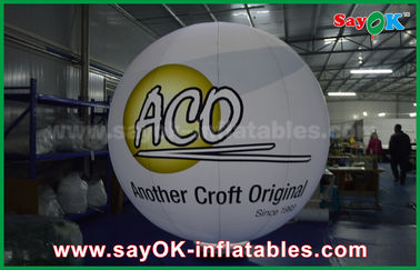 prenda impermeable de tierra inflable hermética de los globos del PVC de 0.2m m con la impresión del logotipo