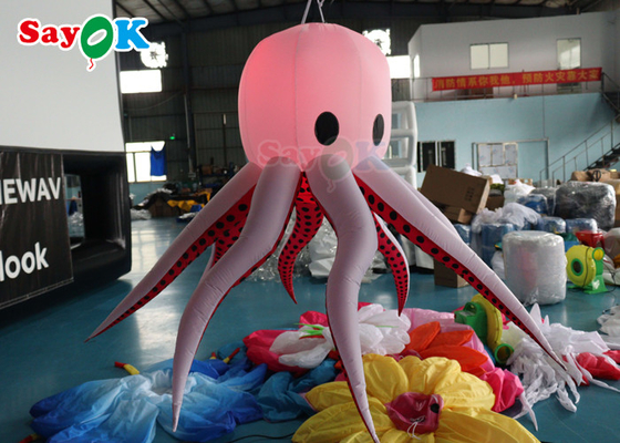 Medusas LED que cuelgan la marioneta inflable del pulpo para hacer publicidad de la decoración