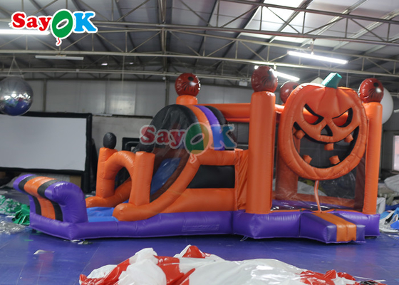 Fiesta gigante hinchable Castillo de salto Slide Combo de Halloween Casa hinchable de salto