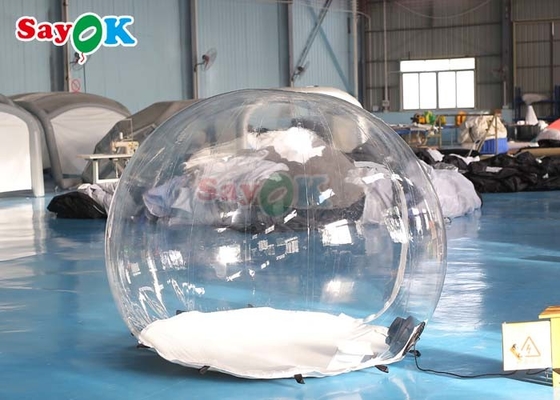 2 metros de tienda de campaña de burbujas inflables Casa cúpula exterior Salón de exposiciones claro
