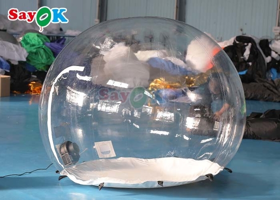 2 metros de tienda de campaña de burbujas inflables Casa cúpula exterior Salón de exposiciones claro