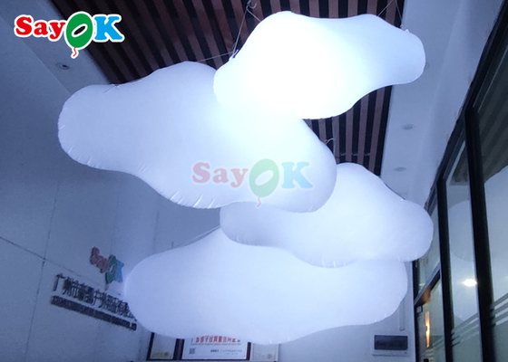 Eventos gigantes Balón inflable en forma de nube para publicidad 2m 2.5m 3m