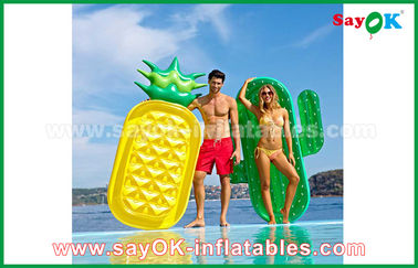 Juguetes al aire libre inflables crudos del diverso de las formas de la fruta de la rebanada flotador de la piscina para nadar