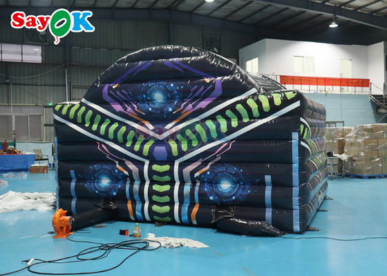 Funny Inflatable IPS Juegos Deportivos Inflatable Interactivo Centro Luce Batalla Con Play System Arena Tienda