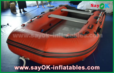 Barcos inflables del PVC de la lona durable con el piso y las paletas de aluminio