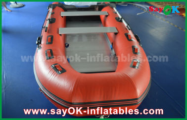 Barcos inflables del PVC de la lona durable con el piso y las paletas de aluminio
