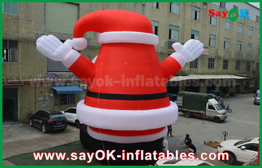 Papá Noel inflable al aire libre precioso grande para la decoración de la Navidad