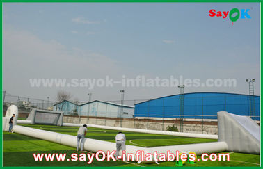 Campo de fútbol inflable gigante 10m, campo de fútbol inflable portátil del partido de fútbol inflable con el material del PVC