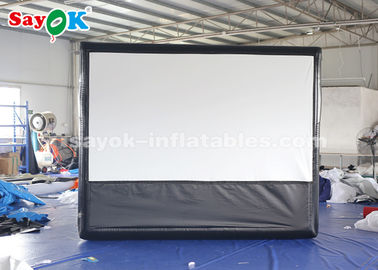 Pantalla de cine inflable al aire libre de la pantalla de cine los 2.63×3.4m de Airblown del paño al aire libre inflable de la proyección para los centros de ciencias