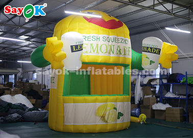 Cabina inflable de la limonada de la tienda del aire de la tienda al aire libre inflable del soporte con el ventilador para la promoción