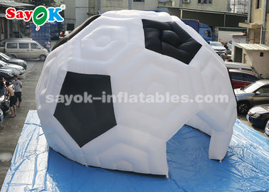 Tienda inflable durable inflable del fútbol de la tienda los 8m H Oxford del globo para la feria profesional de la exposición de los deportes