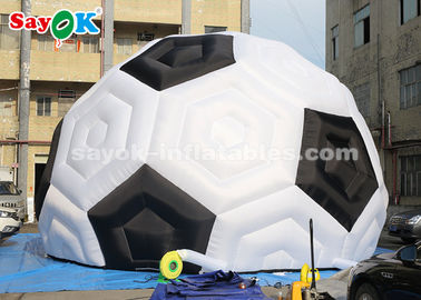 Tienda inflable durable inflable del fútbol de la tienda los 8m H Oxford del globo para la feria profesional de la exposición de los deportes