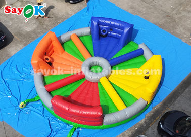 Juego inflable gigante de los juegos los 8*8m Chow Down Inflatable Hungry Hippos para jugar de los niños y de los adultos