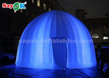 Metro al aire libre inflable LED de la tienda 8 que enciende la tienda inflable de la bóveda del aire para el acontecimiento de la promoción