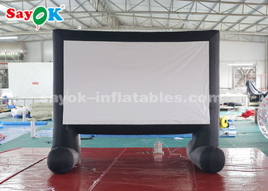 Pantalla de cine inflable portátil de la pantalla de vídeo inflable con el ventilador para el patio trasero/los parques