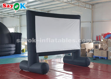 Pantalla de cine inflable portátil de la pantalla de vídeo inflable con el ventilador para el patio trasero/los parques