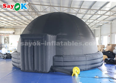 Bóveda inflable impermeable del planetario para la película del cine con la estera del piso del PVC