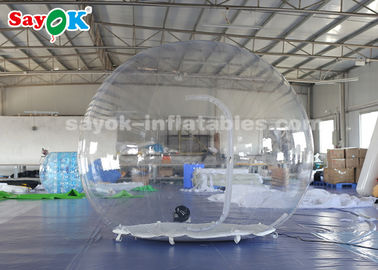 Material ignífugo no tóxico del PVC de la tienda de 3M de la tienda inflable transparente inflable clara 0.6m m del aire