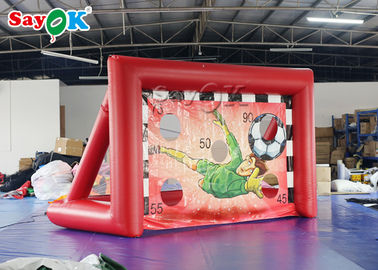 Juegos de los deportes de la corte inflable del fútbol/corte inflables portátiles del fútbol de Mini Inflatable Soccer Door Outdoor