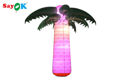 Luz inflable impermeable de la palmera del coco de la Navidad de la decoración de la iluminación