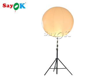 Tenedor inflable atractivo del globo de la publicidad del trípode de la iluminación del paño el 1.2m de Oxford