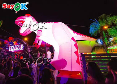 4m LED inflables Dinosaurios animales inflables para decoración de eventos