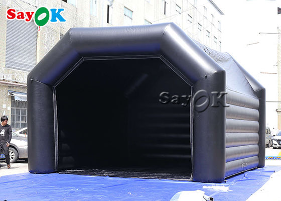 La tienda al aire libre del partido modificó la tienda inflable negra de la bóveda para requisitos particulares del PVC de 0.4m m para los acontecimientos