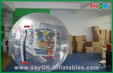 Diversión gigante del verano del PVC de la bola 1.0m m de Zorb del cuerpo de los juegos inflables de los deportes del parque de la aguamarina