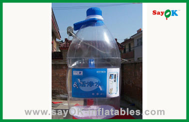 Botella de agua inflable gigante de la publicidad al aire libre para la venta