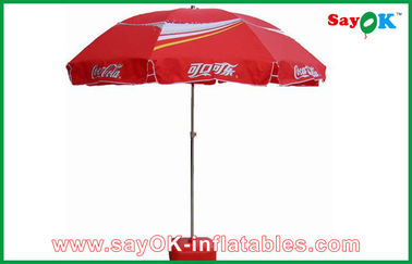Paraguas de Sun de aluminio de la tienda del toldo que acampa con los paraguas al aire libre del patio del soporte para la publicidad