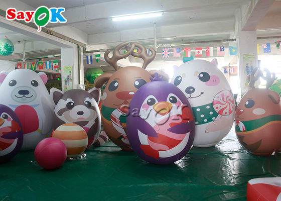 la decoración inflable del apoyo de las decoraciones del día de fiesta del 1m 3M selló el modelo animal Balloon de la mascota de la historieta