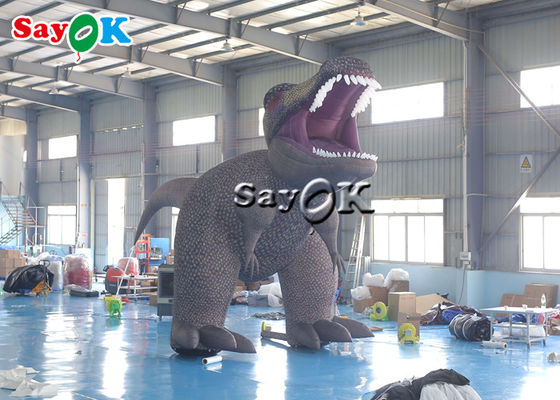 Publicidad inflables 5m 16ft gigante modelo de dinosaurio inflables para la exposición de Halloween