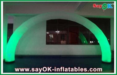 decoración de iluminación llevada inflable de 3M, arco de la entrada de la iluminación de los acontecimientos LED