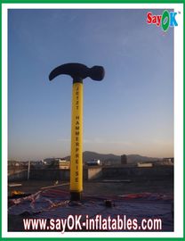 Rasgón-parada inflable H8m del paño de Axe Shape Nylon del bailarín del aire del ventilador de la UL/del CE de Rental del bailarín del aire